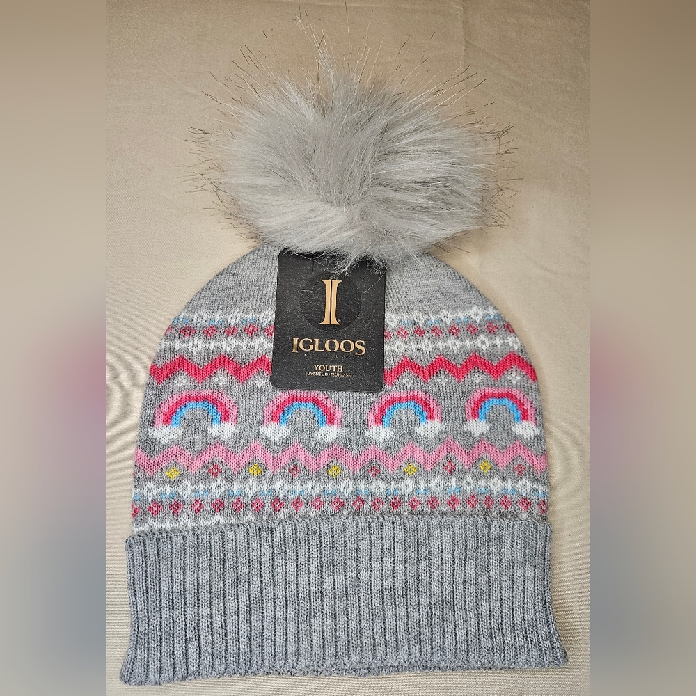 Igloos Kids' Patterned Beanie NWT